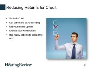 In her 20-minute webinar, Dr Kasewurm outlines how her practice has reduced the return-for-credit rate to about 1%.