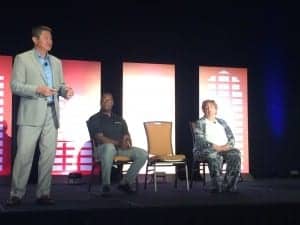 Dentist Howard Ong, DDS, talks about how he built his practice at a special session moderated by CareCredit's Randy Baldwin and featuring comments by audiologist Nola Aronson, MS.