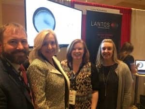 Brian Fligor, Susan Whichard, Beth Schaefer, and Erin Henry demonstrated new capabilities of the Lantos Technologies ear scanning system on the ADA exhibit floor which featured over 50 companies.