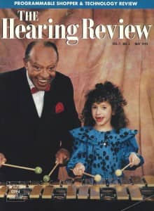 Jazz legend Lionel Hampton and poster-child Rachel Chaikof educated the public and were on the cover of the May 1994 edition of The Hearing Review for Better Hearing & Speech Month.