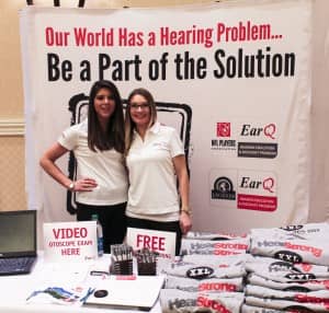 Pictured from left to right are Rebecca Wantuck, AuD, Hearing Evaluation Services of Buffalo and Brenna Besemer, EarQ.