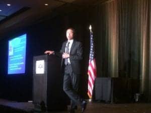 Dr Frank Lin shares his research on age-related hearing loss and cognition during his 2014 ADA “Game Changer” session, “Hearing Loss and Aging: Consequences, Implications, and Creating Better Outcomes Through Alternate Models of Care.”