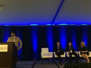 Amyn Amlani, D'Anne Rudden, Jason Aird, and Greg Frazer presented business building ideas in the session, "Recipe for Success: Trends, Takeaways, and Tools to Grow Your Practice Revenue".