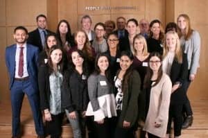 Audiology students from The Long Island Consortium, City University of New York, Salus University, Montclair State University, Vanderbilt University and Pacific University participated in a day-long educational seminar at Oticon US headquarters on February 22.