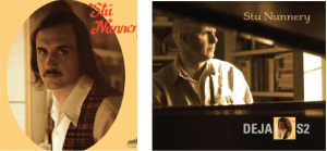 Left: Stu Nunnery’s 1973 self-titled LP. Right: his recent CD which can be purchased at https://store.cdbaby.com/cd/stununnery and on Apple iTunes.