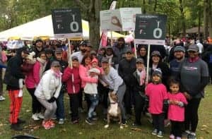 Oticon employees make every step count at the American Cancer Society “Making Strides Against Breast Cancer” walk, participating as a team in one of the region’s largest breast cancer walks, held in Central New Jersey on October 21.