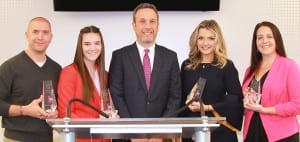 From left to right: Anthony Reisdorff; Catherine Fitzgerald; Gary Rosenblum; Emma Faye Rudkin; Jennifer Lightfoot.